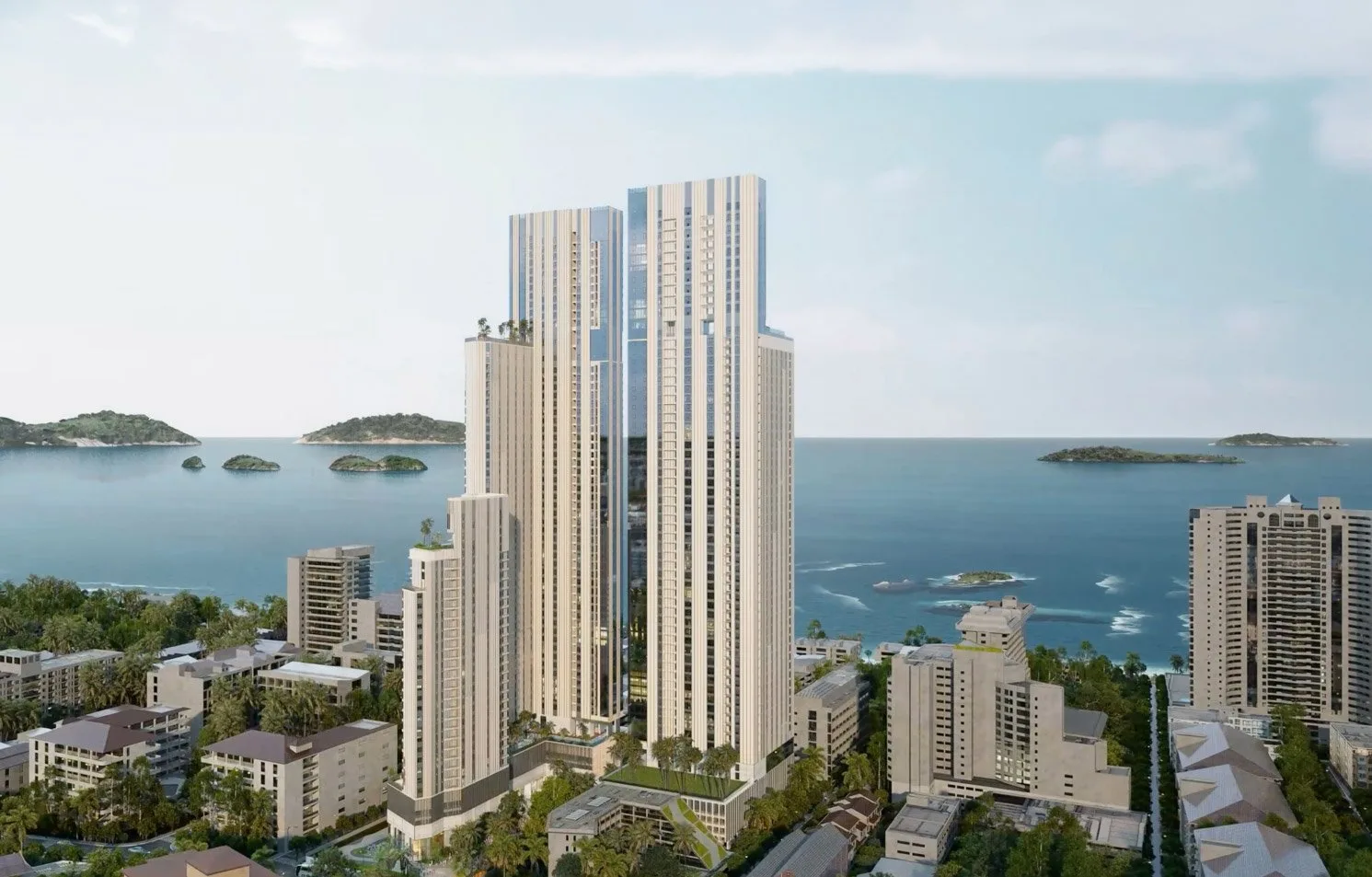 Lucean Bay Jomtien Pattaya project marketing rendering